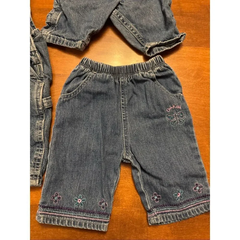 Baby Vintage Oshkosh pant and overall bundle size 0-3 months
